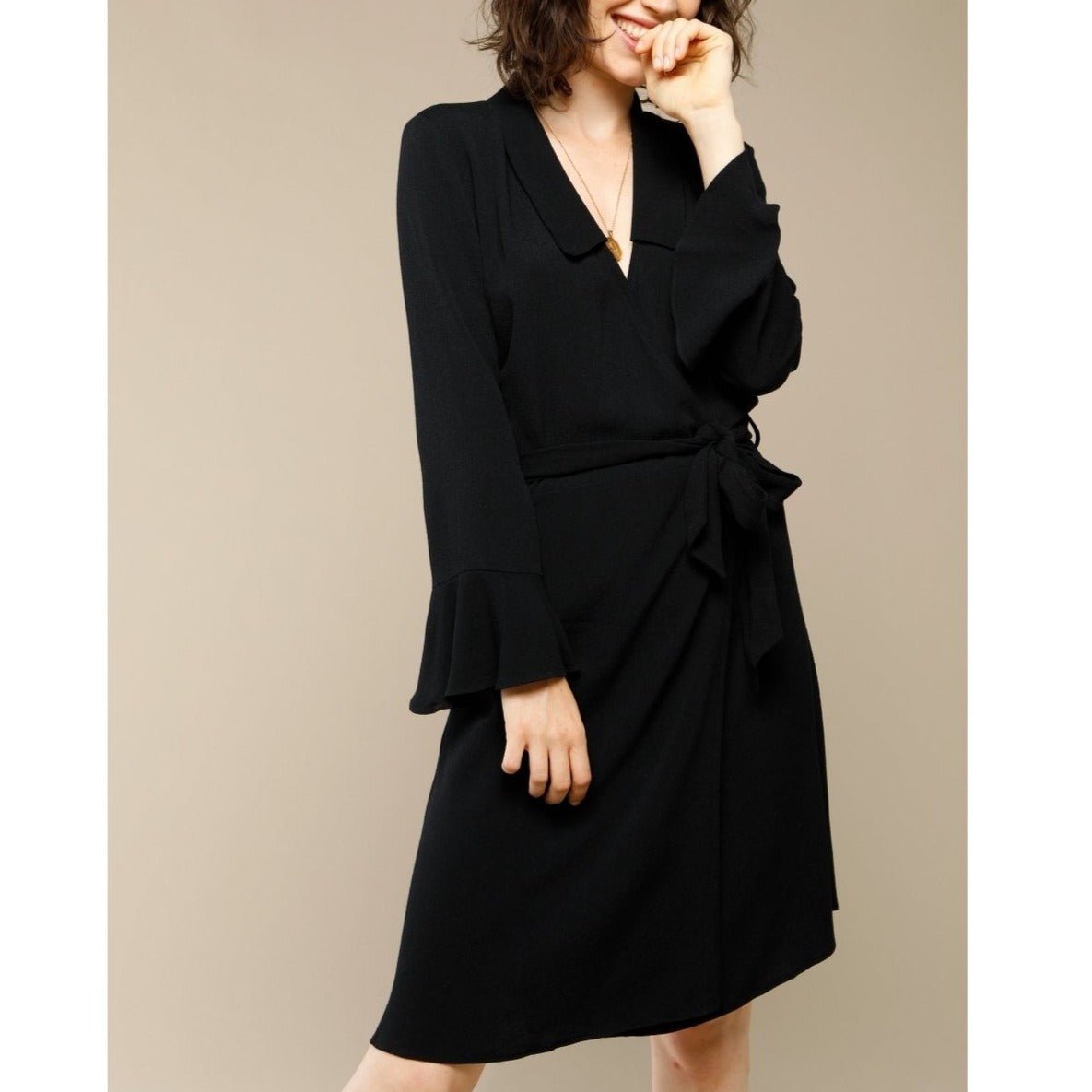 Rouje - Robe Brooke - En Crèpe Noir