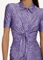 Rabanne - Shirt Dress - Violet - Women