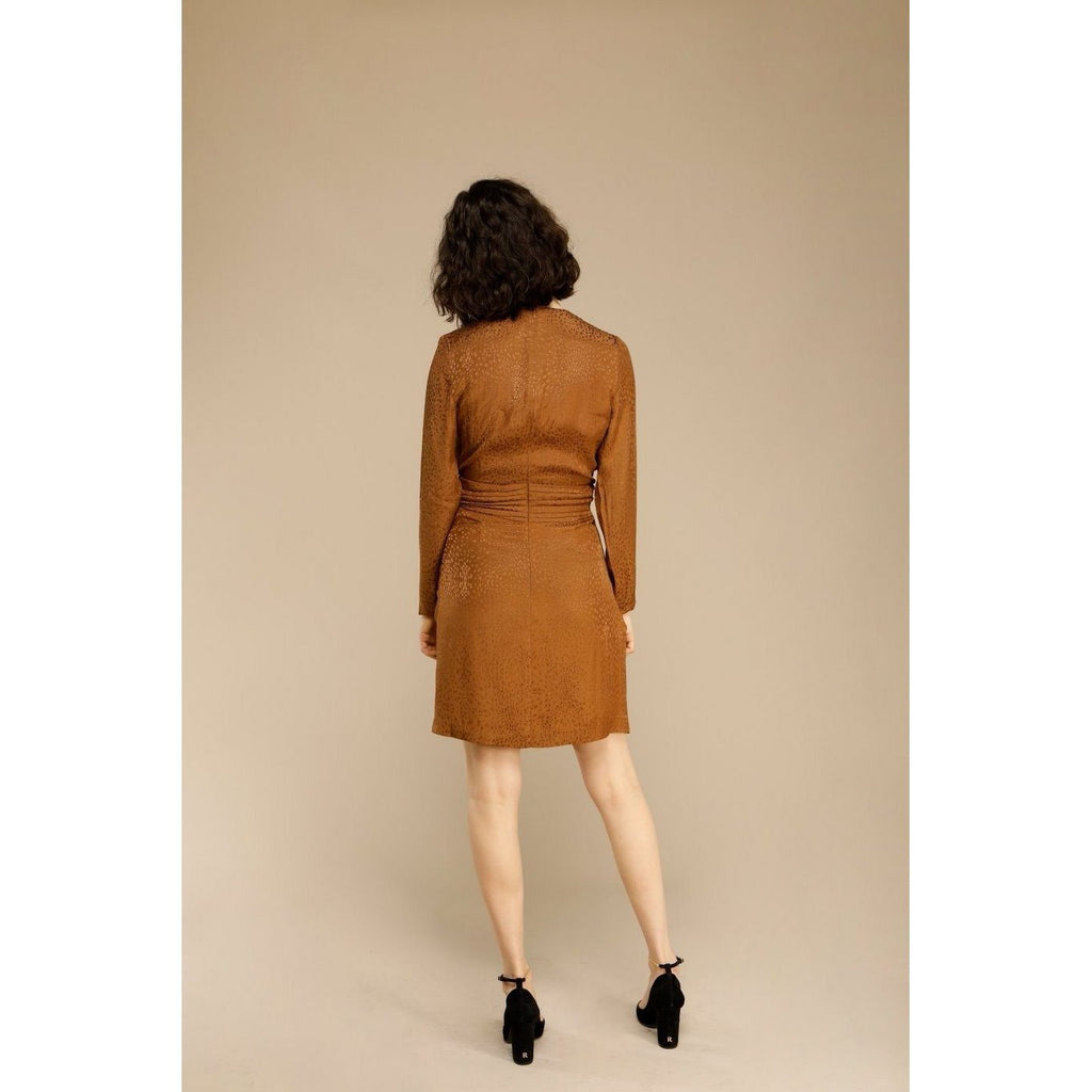 Robe Eve - Jaquard Leopard