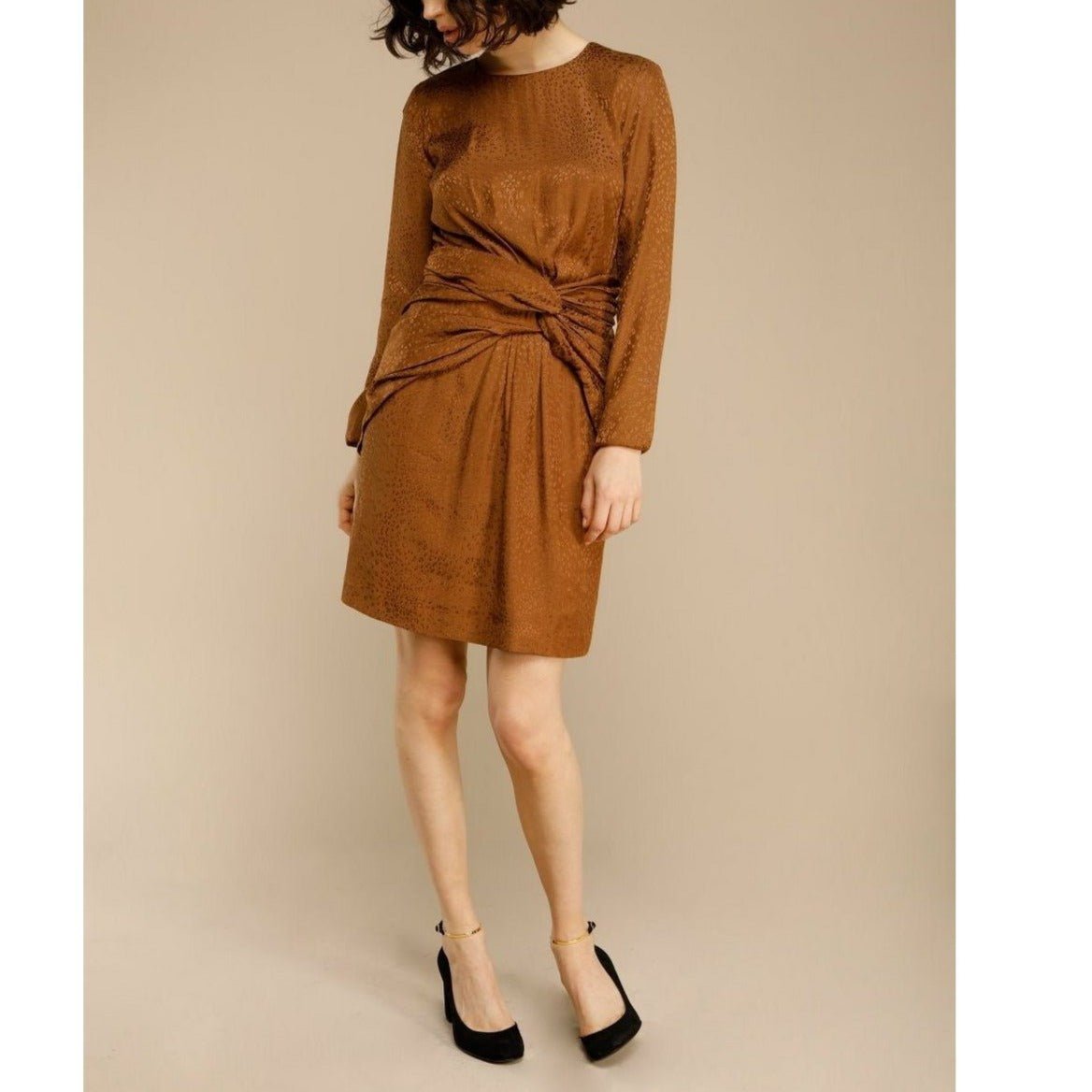 Robe Eve - Jaquard Leopard