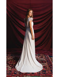 Abito Da Sposa Marina Con Tulle - Bianco Seta
