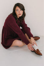 Robe Janette Izora Bordeaux