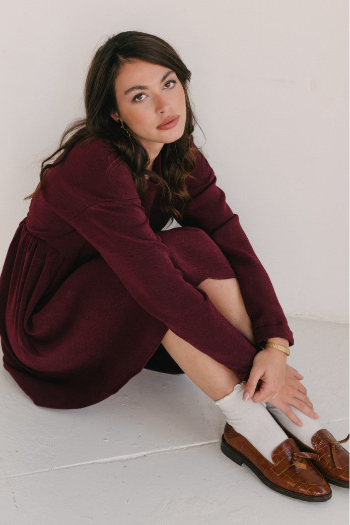 Robe Janette Izora Bordeaux
