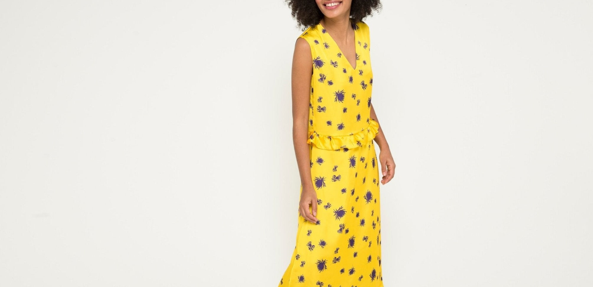 Modetrotter - Robe Lanzo Tumel - Jaune