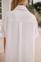 LISA WHITE COTTON DRESS