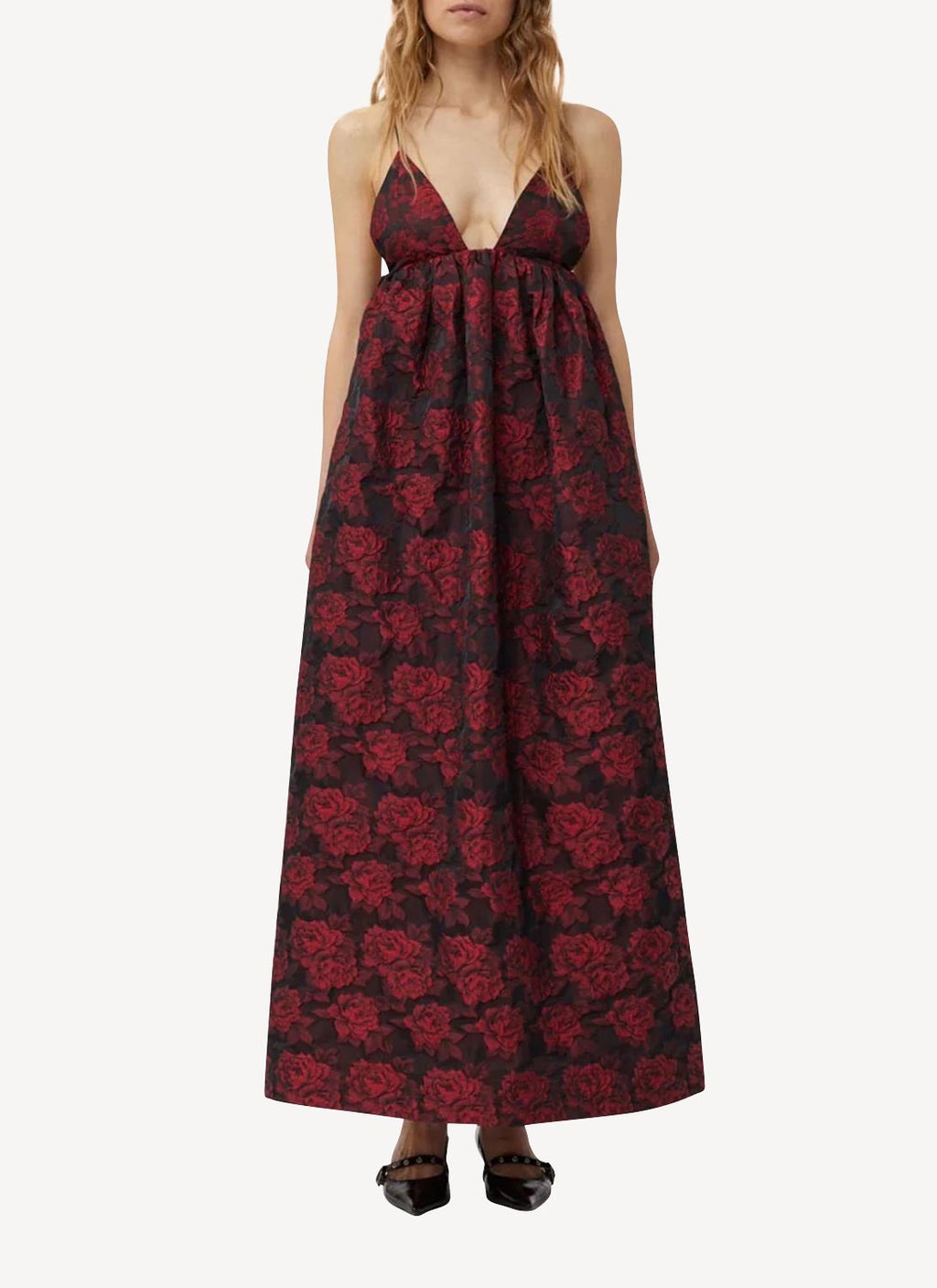 Sélection PAP Luxe - Ganni - Vestido - Rojo - Mujer