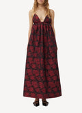 Sélection PAP Luxe - Ganni - Vestido - Rojo - Mujer