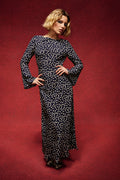 ROBE ELISABETH BLUE DICE