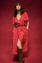 ROBE LOULOU RED DICE