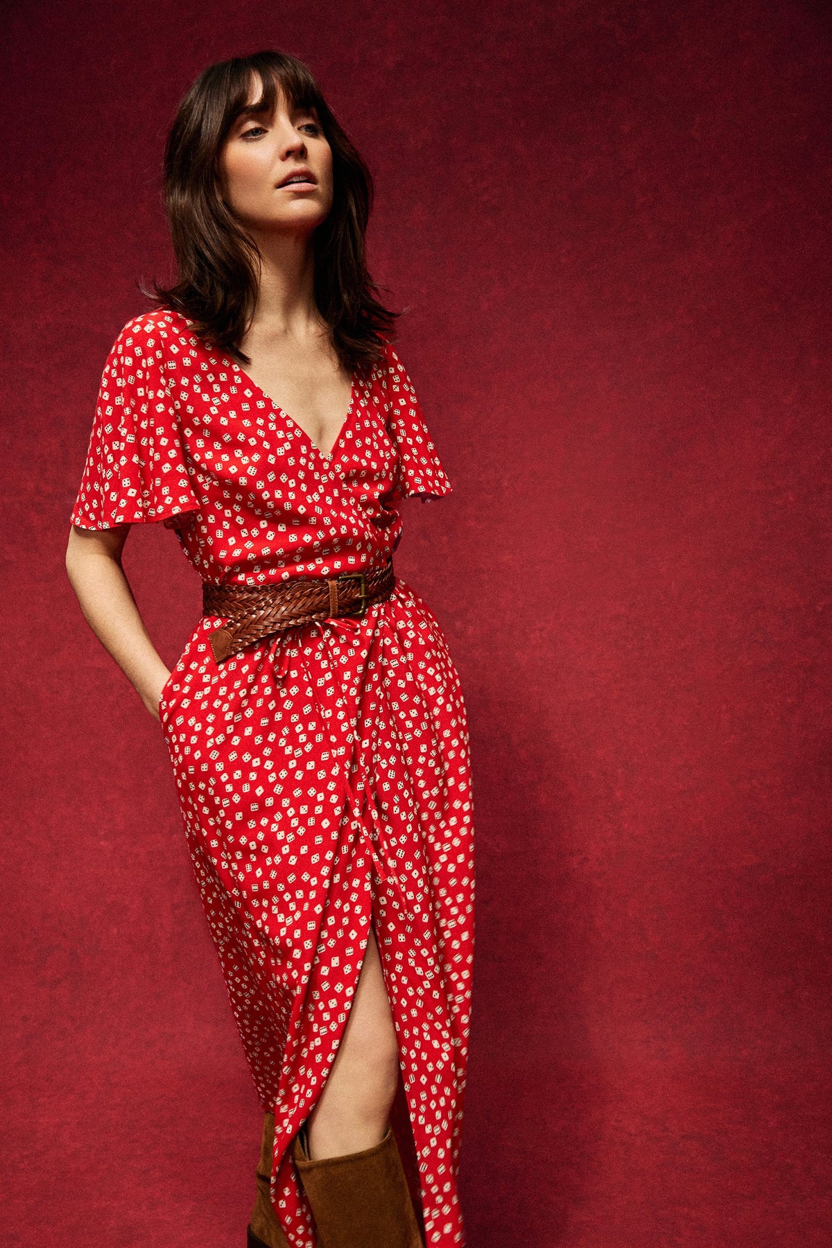 ROBE LOULOU RED DICE
