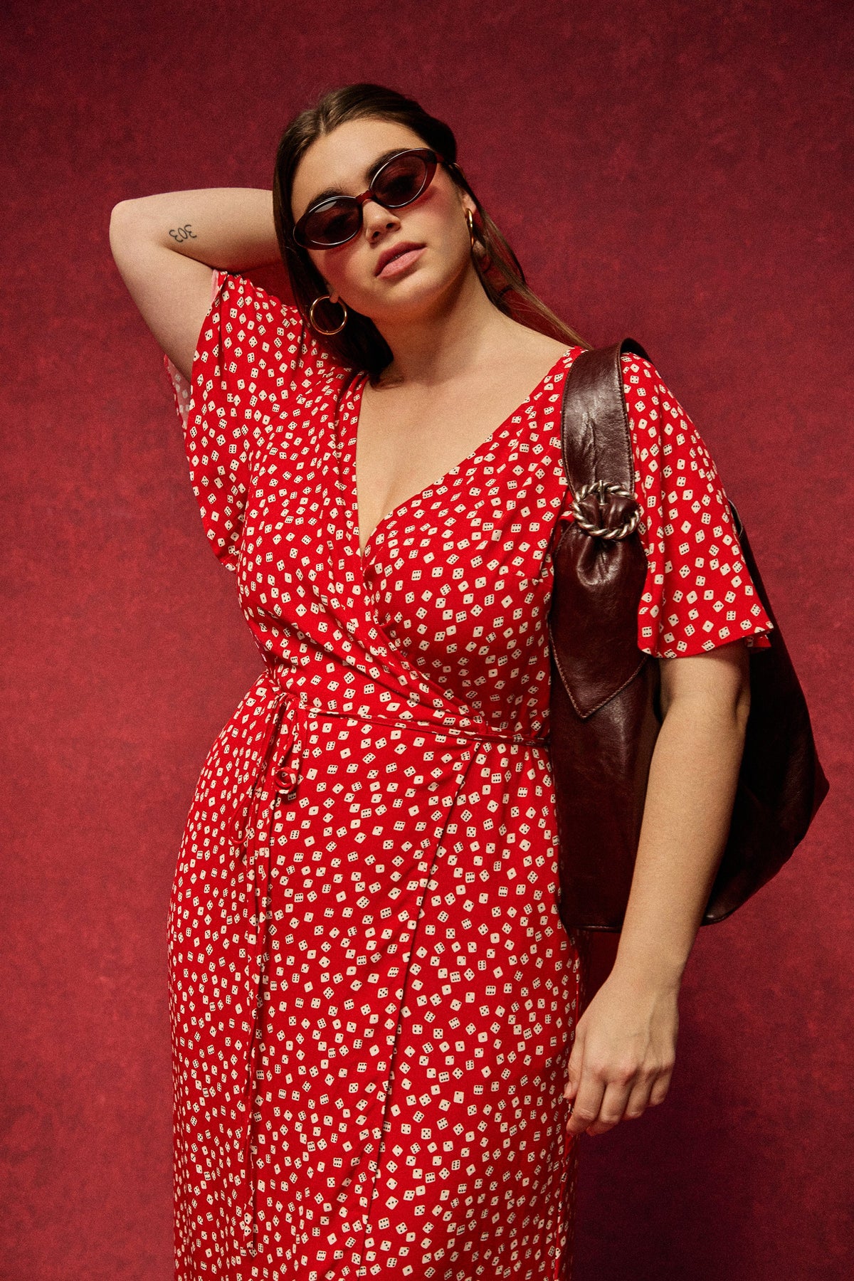 ROBE LOULOU RED DICE