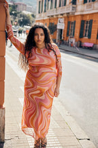 ROBE MADDIE TRIPPY SPLASH