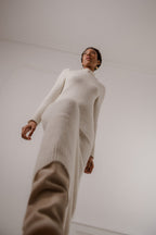 Plume Paris - Vestido Punto Uma - Crudo