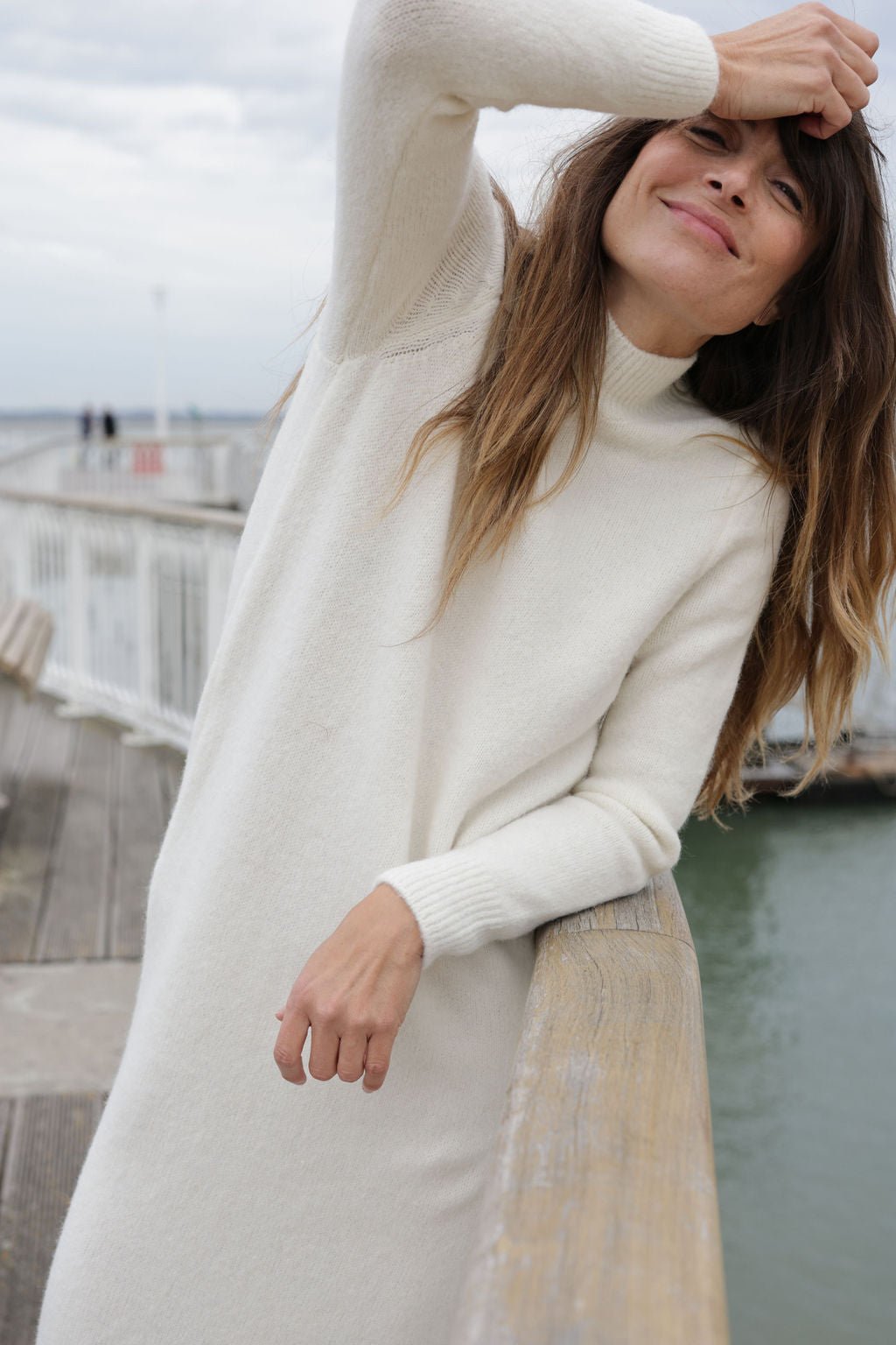 Plume Paris - Vestido Punto Uma - Crudo