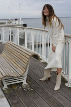 Plume Paris - Vestido Punto Uma - Crudo