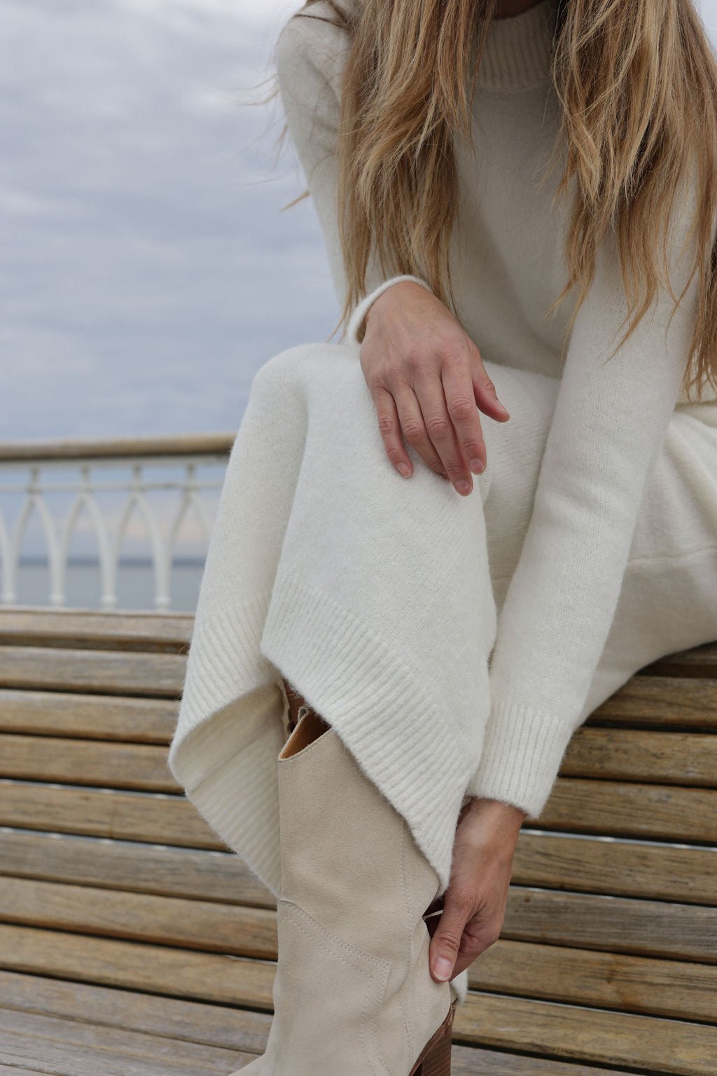 Plume Paris - Vestido Punto Uma - Crudo