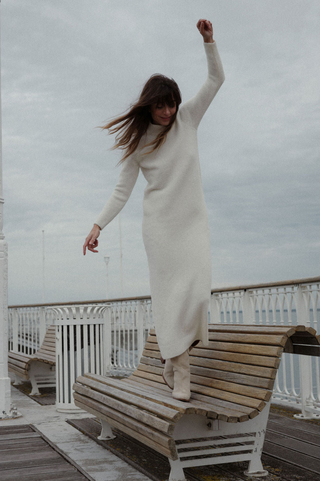 Plume Paris - Vestido Punto Uma - Crudo