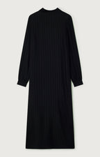American Vintage - Robe ML Col Montant - Noir - Femme
