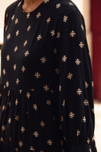 VESTIDO MATHILDA INKA NEGRO