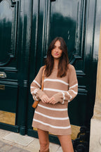 VESTIDO OCÉANE CAMEL