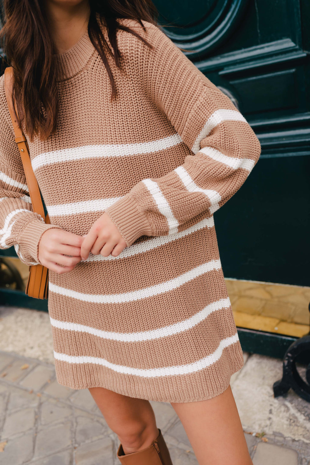 VESTIDO OCÉANE CAMEL
