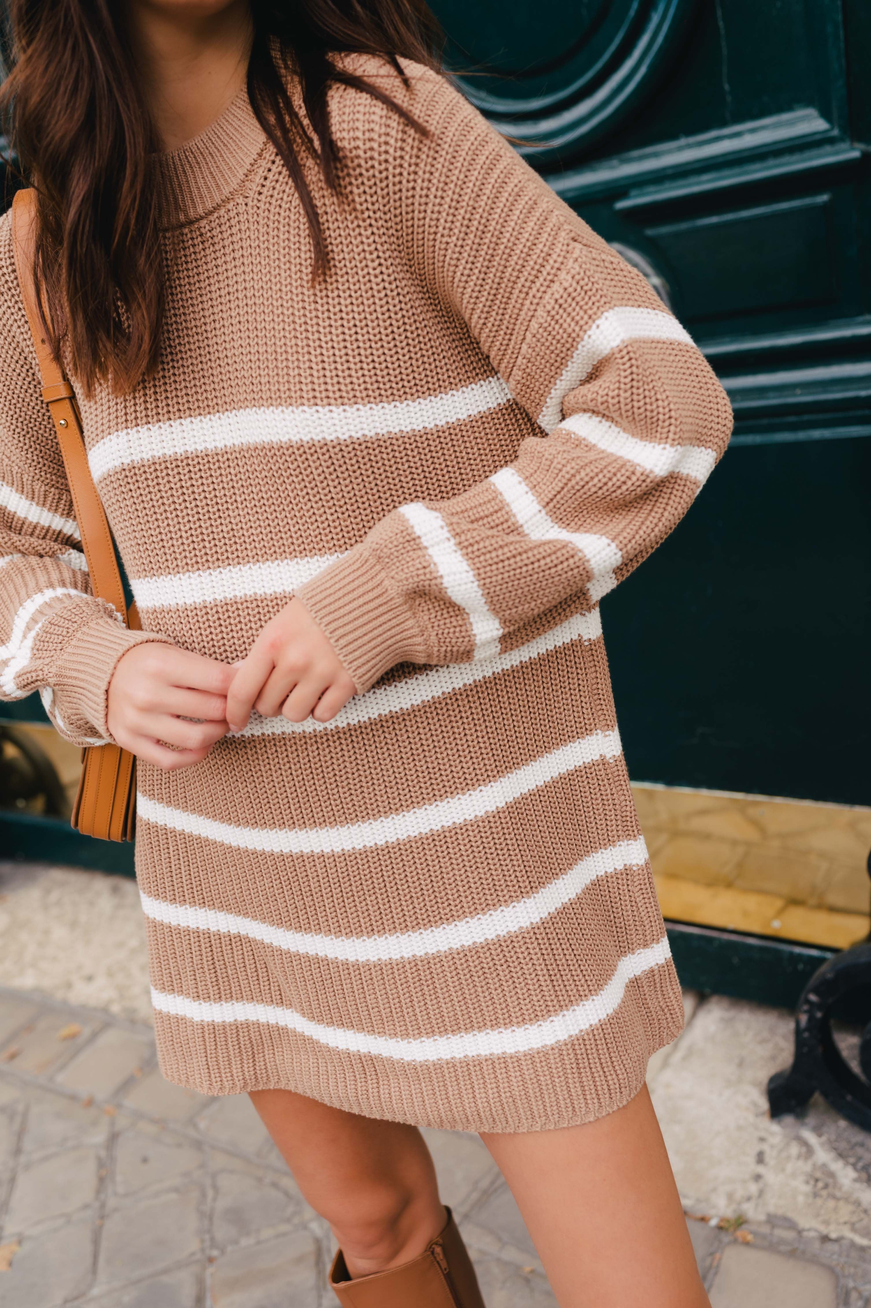 VESTIDO OCÉANE CAMEL