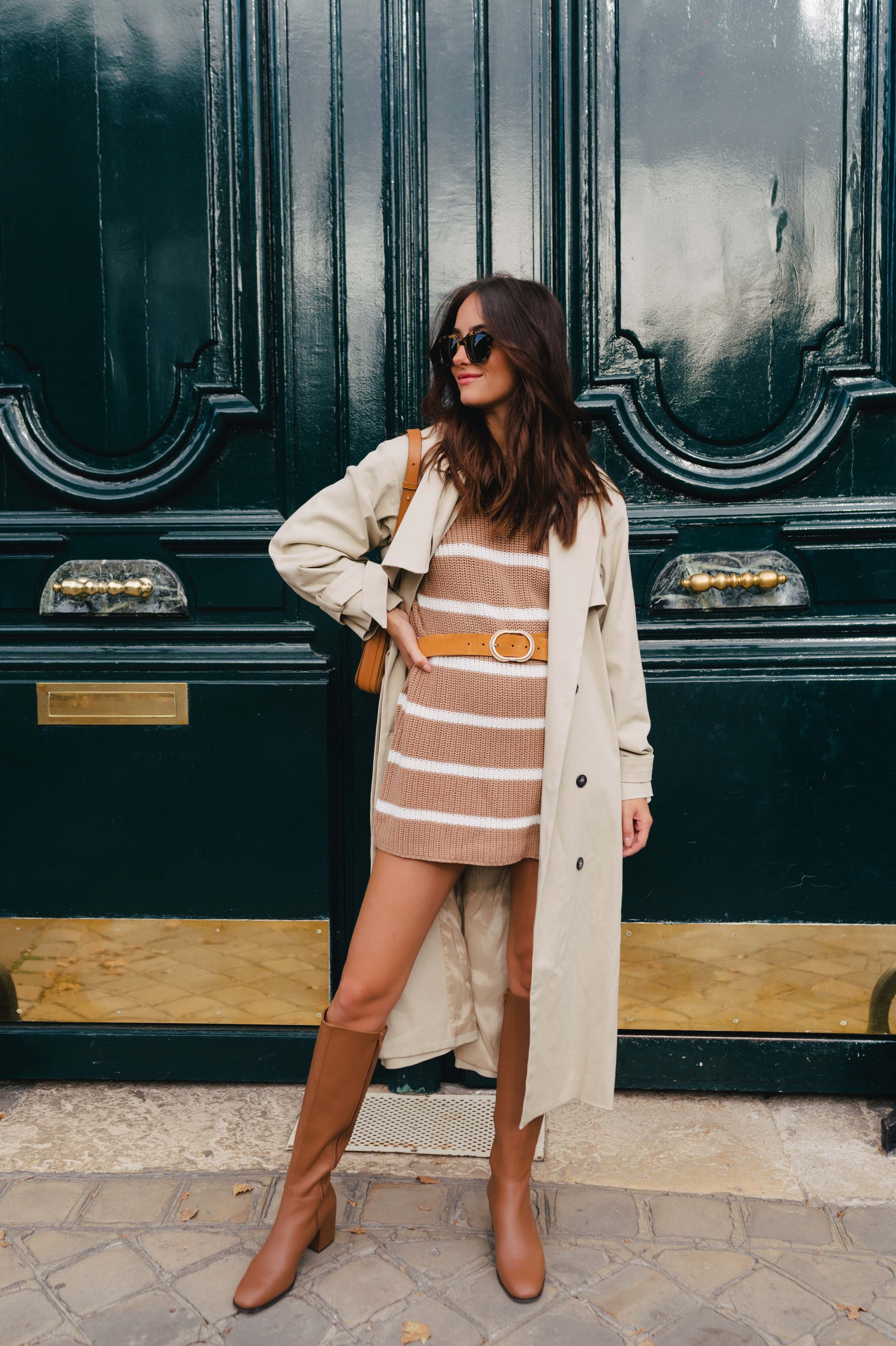 VESTIDO OCÉANE CAMEL