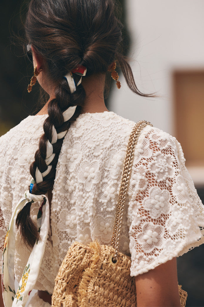 ODETTE LACE PEONY DRESS