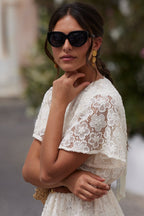 ODETTE LACE PEONY DRESS