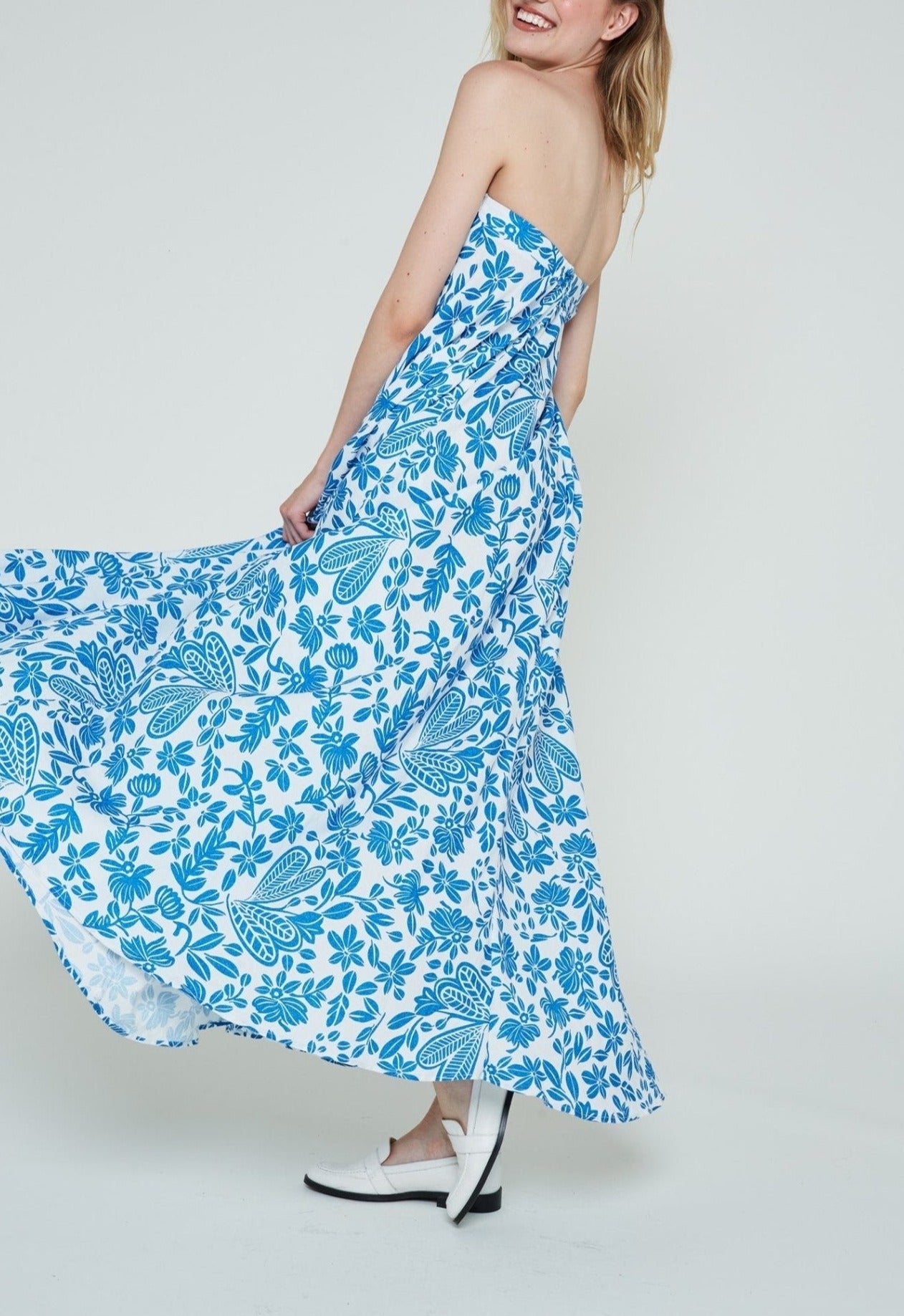 Modetrotter - Vestido Popi Fokis - Azul