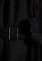 Claudie Pierlot - Vestido Ramille - Negro