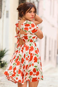 Régula Dahlia Print Dress