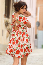 Régula Dahlia Print Dress