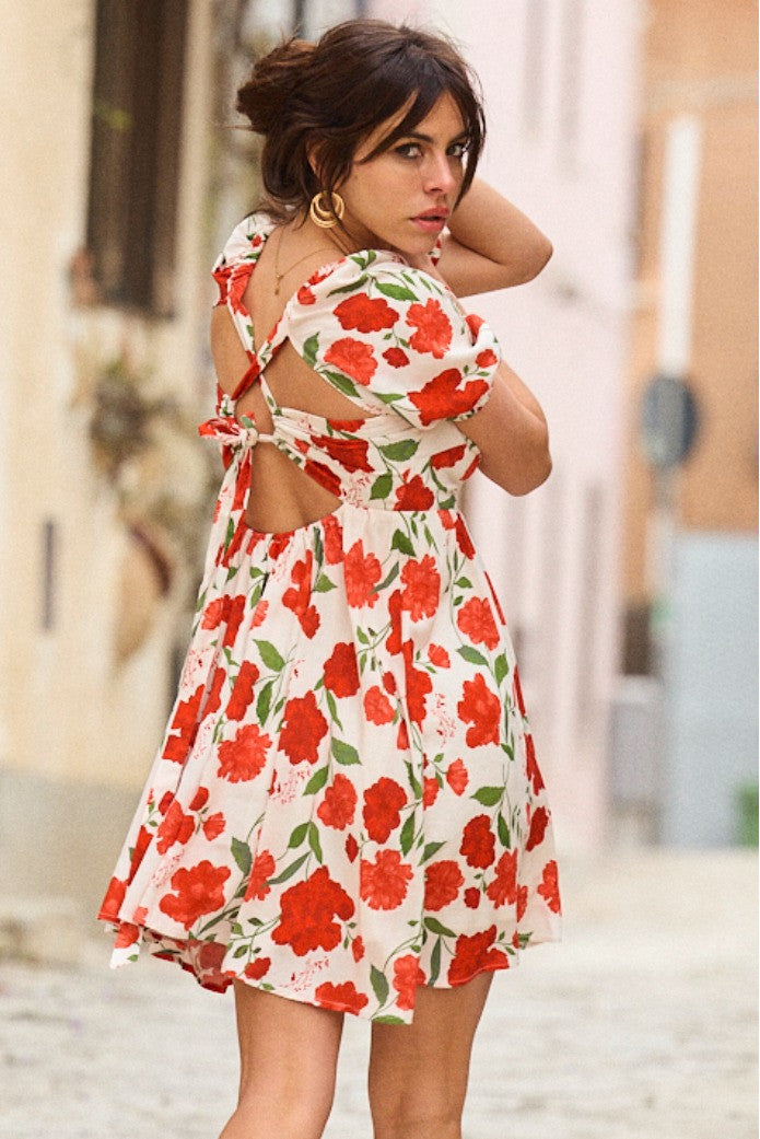 Régula Dahlia Print Dress