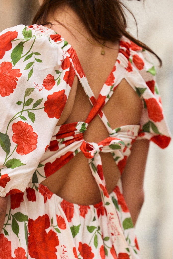 Régula Dahlia Print Dress