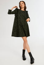 Claudie Pierlot - Vestido bordado Rififi - Verde bosque