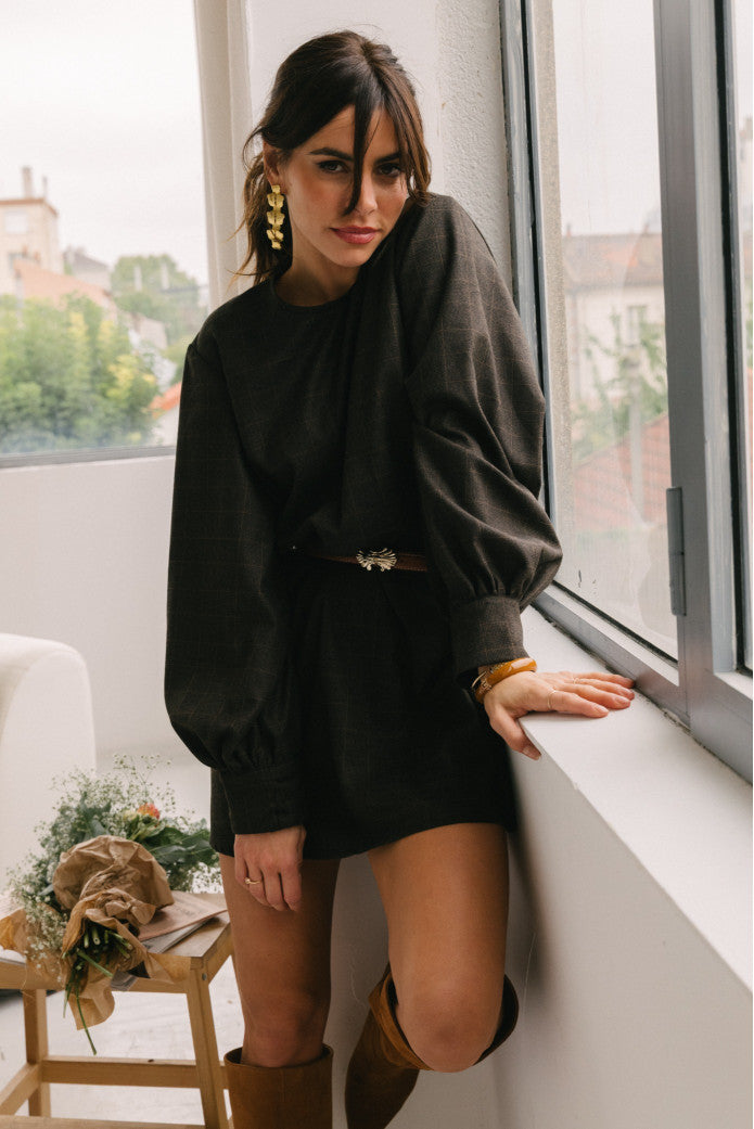 Robe Rinto Carreaux Gallois