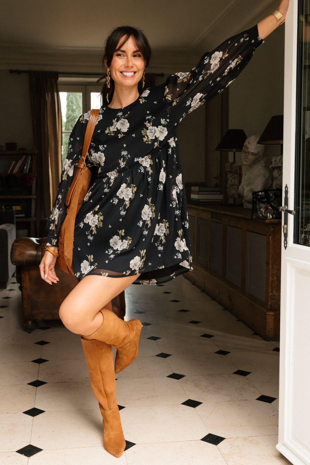 RIVARI ONDINE PRINT DRESS
