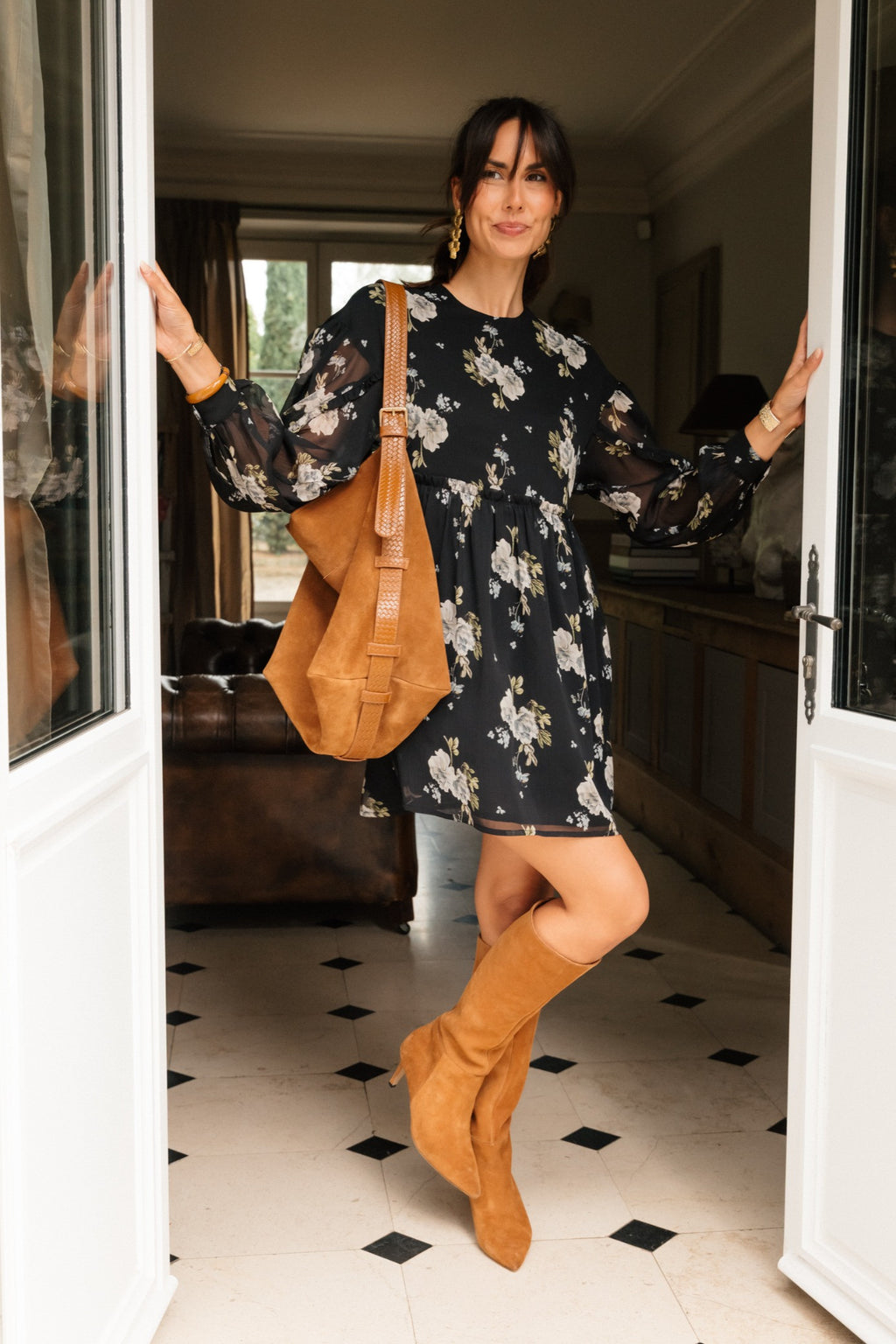 RIVARI ONDINE PRINT DRESS