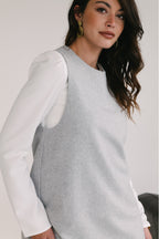 Robe Romine Laine Grise
