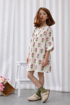 Robe Romy Maxi Flowers - Fille