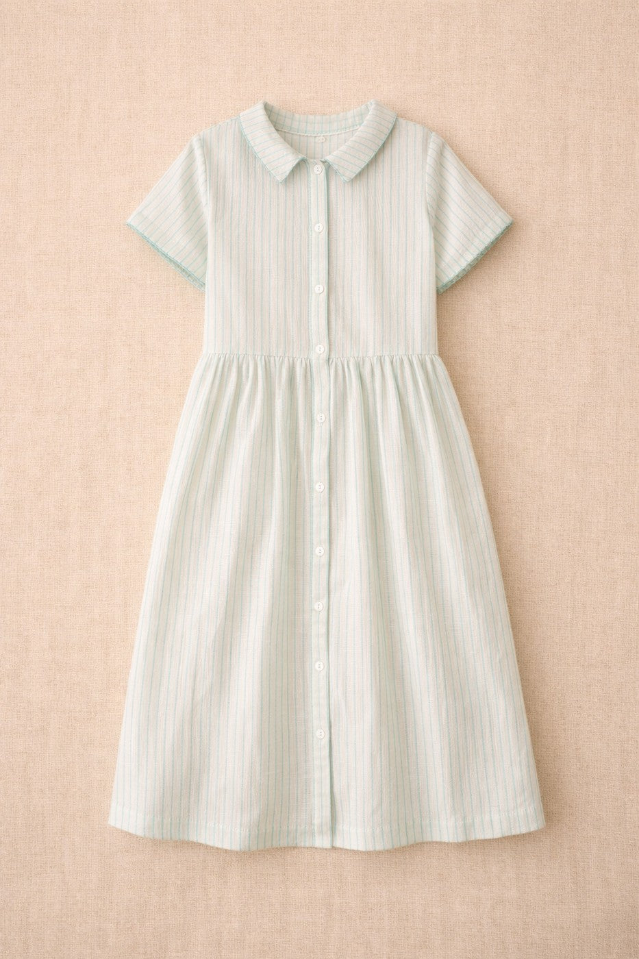 Robe Rose Ecru & Mint - Enfant Fille