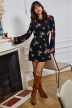 Robe Roselina Bourgeons Noir