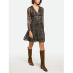 Robe Sloana - Noir/Argent