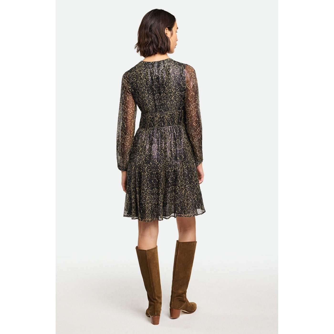Robe Sloana - Noir/Argent