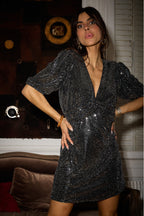 Robe Sophie Cosmic Argent