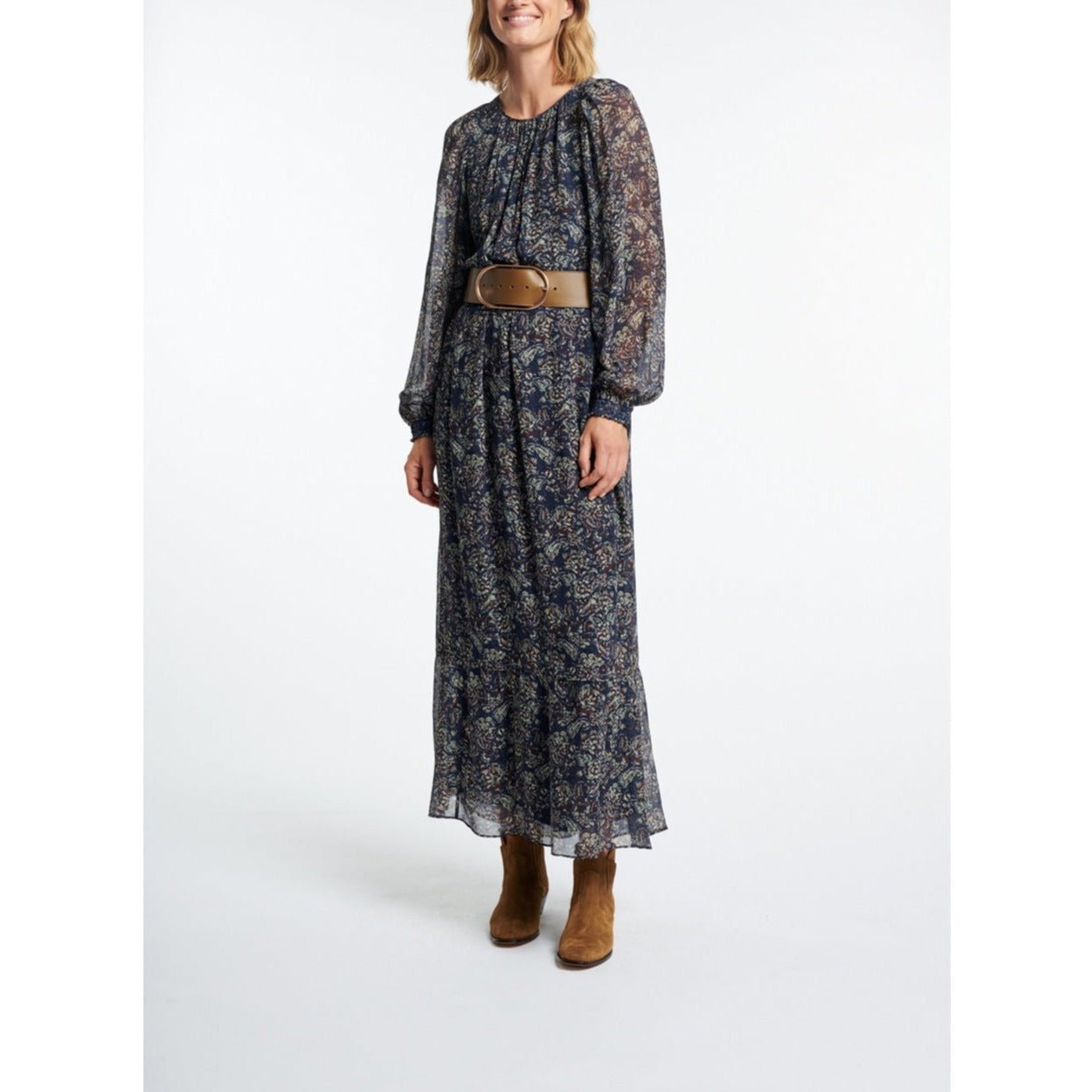 Sylvia Dress - Navy