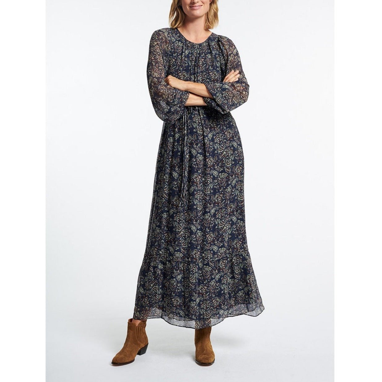 Sylvia Dress - Navy