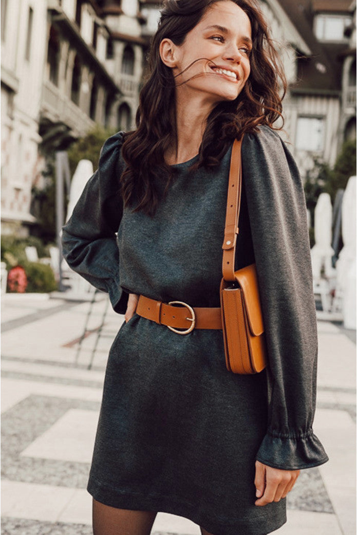 Dress Tess Gris Chiné