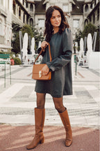 Dress Tess Gris Chiné